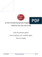 Anglais Primaire PDF