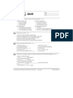 Interchange Quiz Unit 3-4 Intro