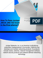 How To Pass Juniper: JNCIA JN0-102 Exam in The First Attempt?