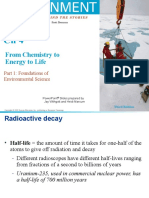 From Chemistry To Energy To Life: Part 1: Foundations of Environmental Science