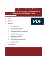 Procedure For Surface Preparation-Painting - For Storage Tank