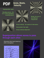 Standing Waves, Beats, and Group Velocity