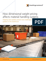 How Dimensional Weight Pricing Affects Material Handling Systems