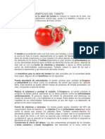 Propiedades y Beneficios Del Tomate