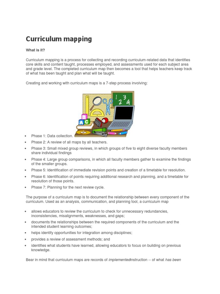 Understanding Curriculum Mapping Process | PDF | Business