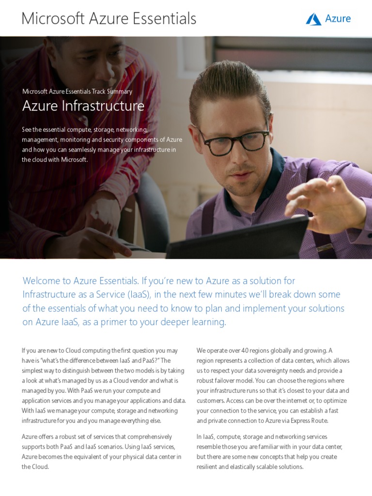 Azure Infrastructure Quick Start Linked | PDF | Microsoft Azure | Cloud ...
