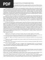 Depravação Total Ou Inabilidade Do Homem