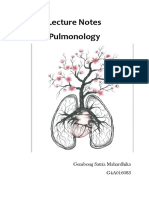 Lecture Notes Pulmonology: Gembong Satria Mahardhika G4A016083
