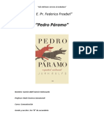 Avance de Pedro Páramo