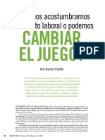 Cambiar el juego laboral