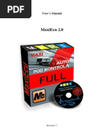 MaxiEcu User S Manual 1 8