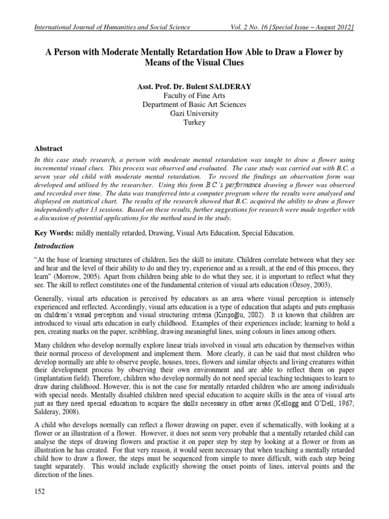 Short case study of intellectual disability image