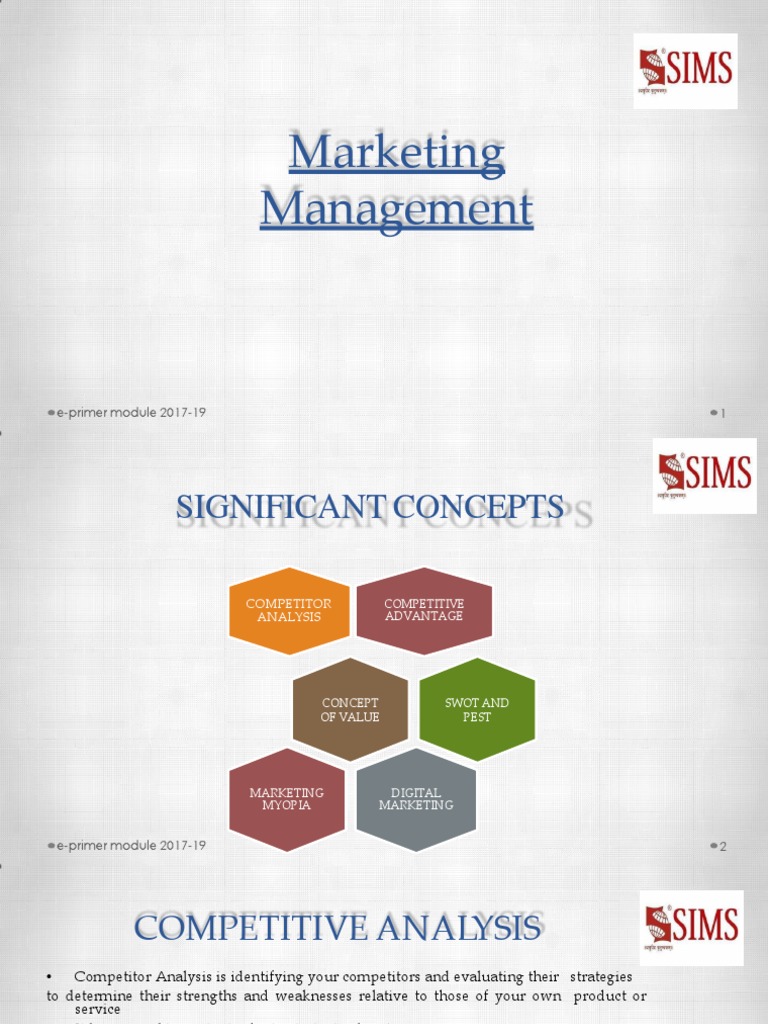 Digital Marketing and Competitive Analysis | PDF | Swot Analysis ...