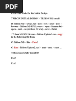 Download TRIBON M3 - Install by Apo SN367006172 doc pdf