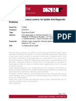 Radiolucent Pulmonary Lesions: An Update and Diagnostic Problems