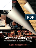 Krippendorff 2004 - IntroductionContentAnalysis