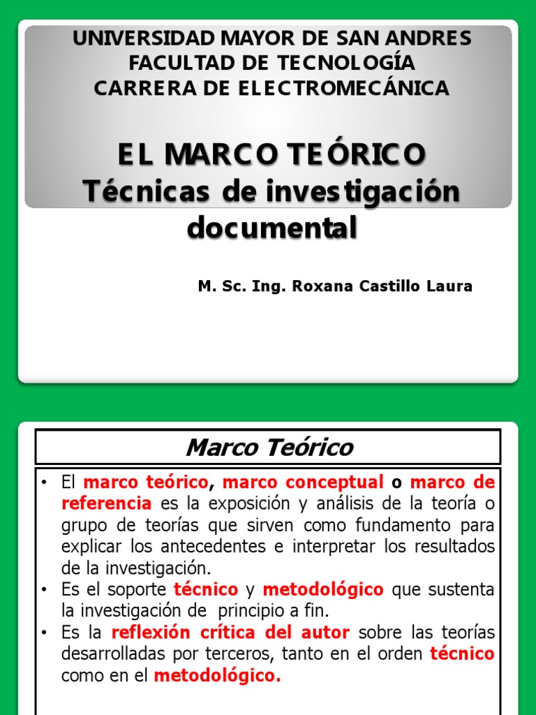 5. Marco Teórico. Parte 4 Theory Information