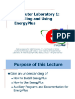 Lecture 01b Installing EnergyPlus
