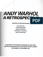 Benjamin Buchloh, Andy Warhols One-Dimensional Art 1956-1966, In Andy Warhol Retrospective