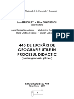 445 de Lucrări de Geografie Utile În Procesul Didactic PDF