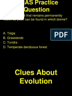 clues about evolution