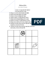 Instrucciones de Orientación Espacial