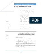 Informe #001 de Diciembre 2016