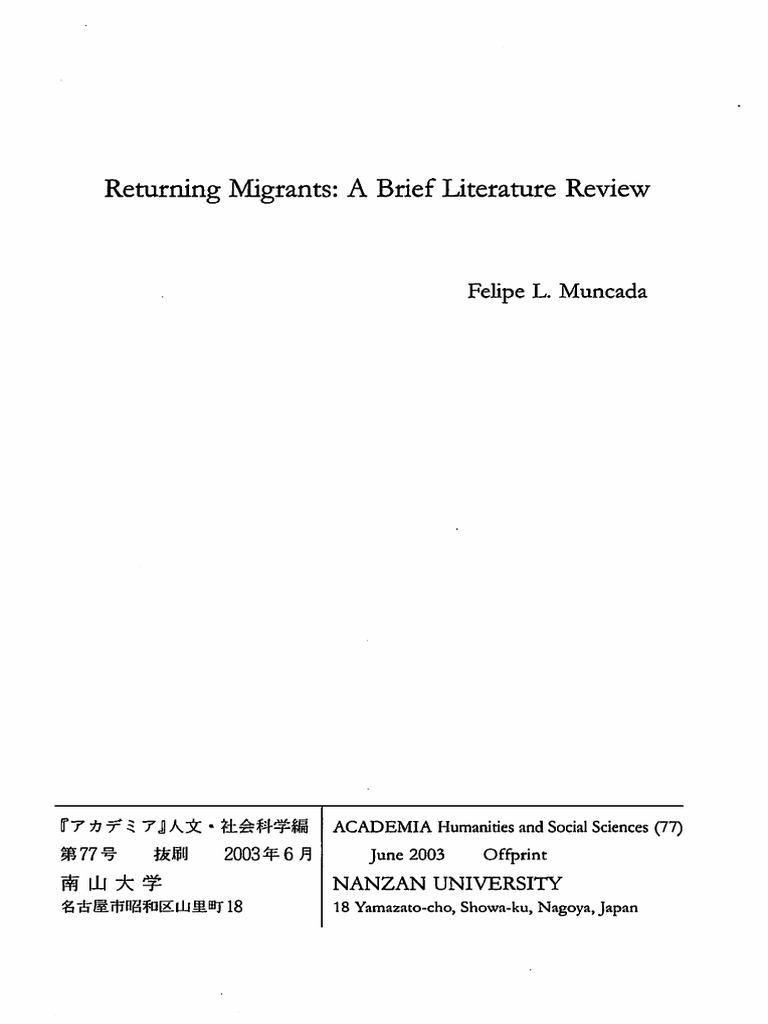 Economics literature review example image