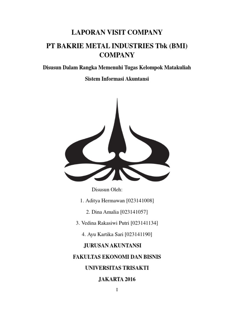 Laporan Visit Pany
