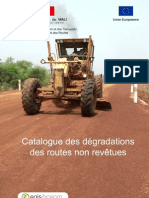 Catalogue Degradations Routes Non Revetues