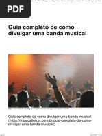 Guia Completo de Como Divulgar Uma Banda Musical Parte 1