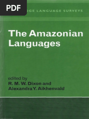 The Amazonian Languages Cambridge Language Surveys Morphology Linguistics Verb