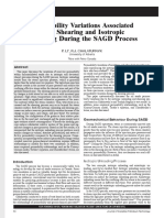 Permeability variations associated with shearing and isotropic unloading during the SAGD process