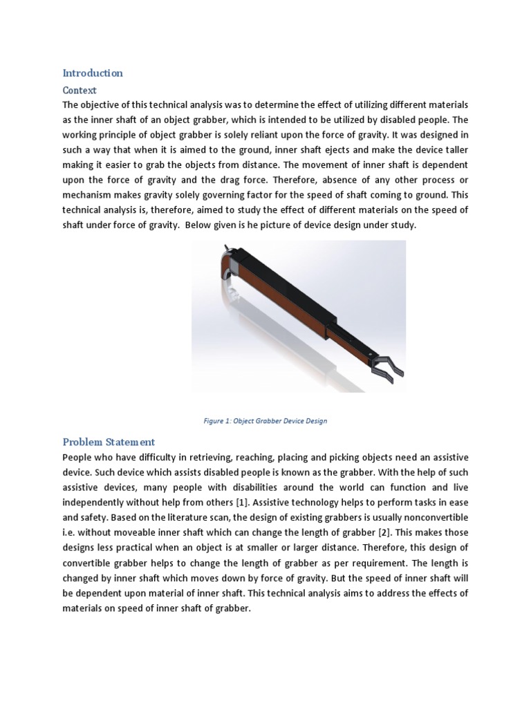 Context figure 1 object grabber device design pdf density force