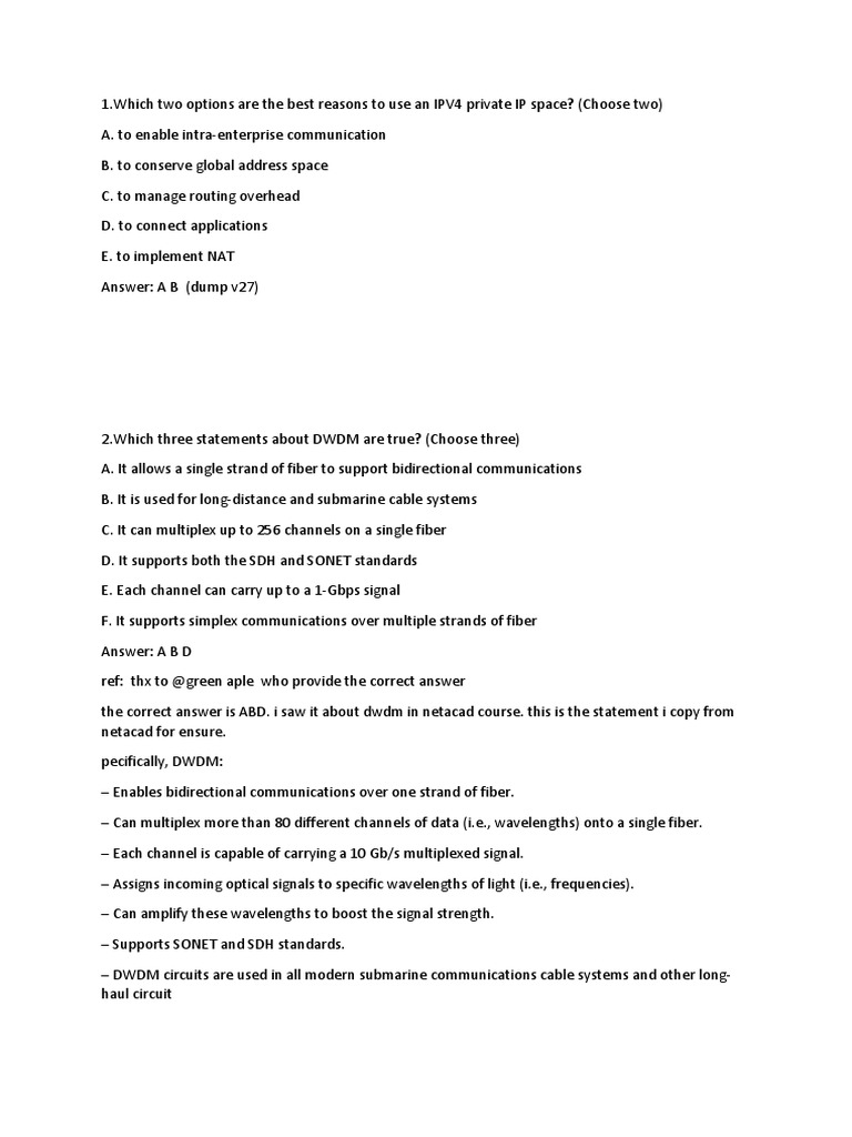 Major IPv4 Issues and Solutions | PDF | Ip Address | Router (Computing)