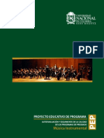 Plan d Estudios Musica Universidad Nacional