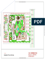 Drawing Tittle: Site Plan: Name: ROLL NO.: 1332781043 9Th Sem, Sec-A
