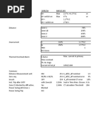 KM Setting Calculation