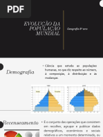 Evolução Da População Mundial