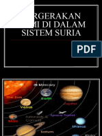 Pergerakan Bumi Di Dalam Sistem Suria