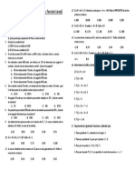 Problemas de porcentajes, razones y funciones lineales