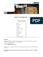 Cajon Manual English