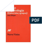 Jose Bleger - Temas de Psicologia (Entrevistas y Grupos)