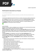 Download Archiviazione Documenti Con Access by Francesco Zarrillo SN36703552 doc pdf