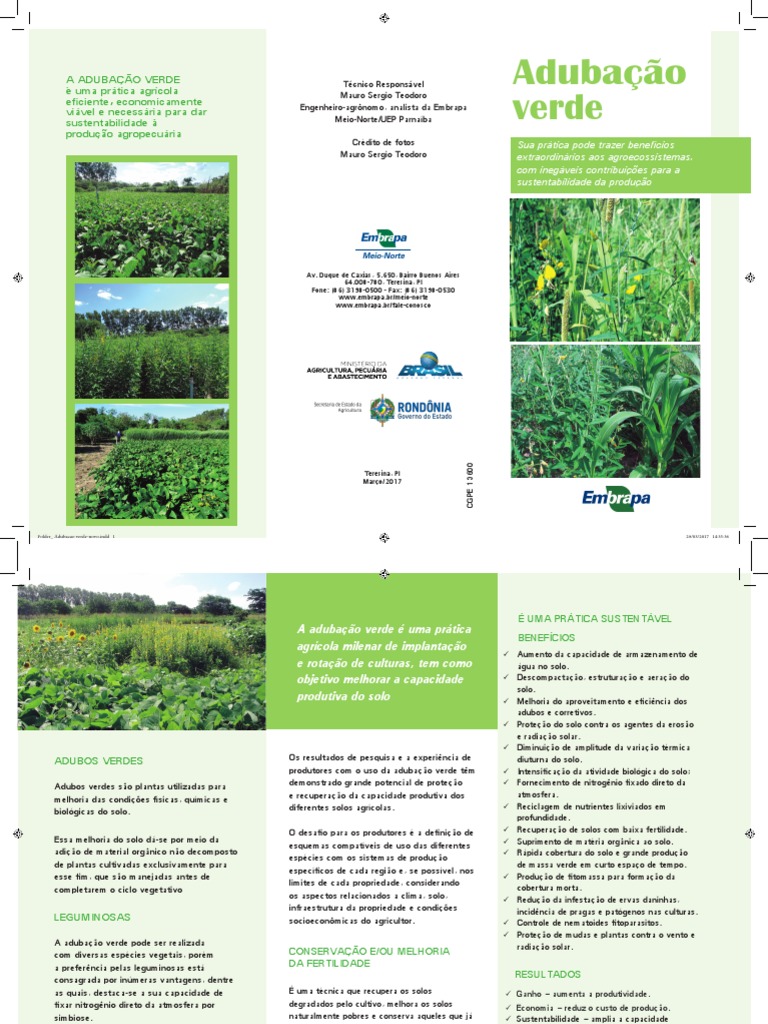 Benefícios da Adubação Verde | PDF | Fertilizante | Solo