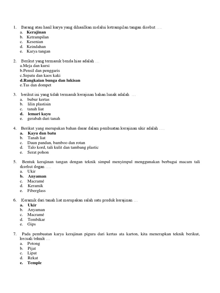 24++ Berikut yang merupakan bahan dasar dalam pembuatan kerajinan ukir adalah info