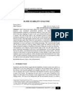 Slope Stability Analysis - Bozana Bacic PDF