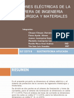 Conexiones Eléctricas de La Carrera Ingeniería Metalúrgica