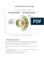 Penjelasan Lengkap Pertumbuhan Primer Dan Sekunder