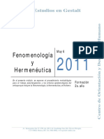 Fenomenologia y Hermeneutica PDF